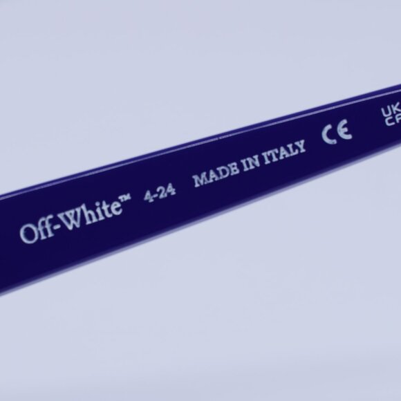 Off-White OERJ07H STYLE 7H 4500 Eyeglasses Blue Square 55mm Frame - Picture 6 of 10